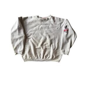 Vintage Marlboro Adventure Team Heather Gray Large Crewneck Sweatshirt